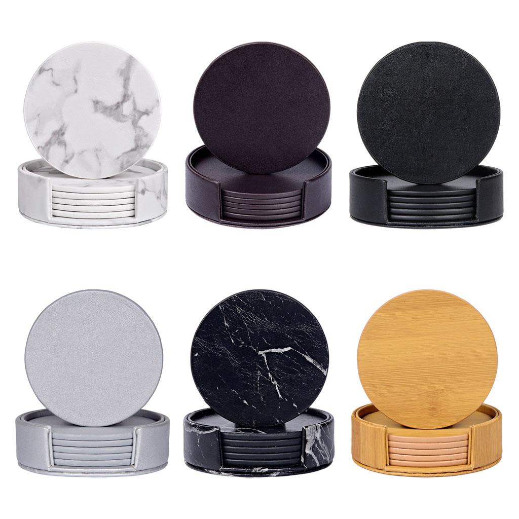 Round Marble Coasters with Hol - Marble Coaster Set review and price