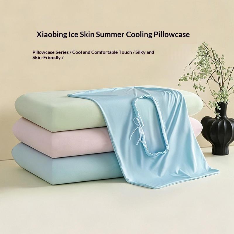 Summer Cooling Ice Silk Pillow - Silk Pillowcase review and price