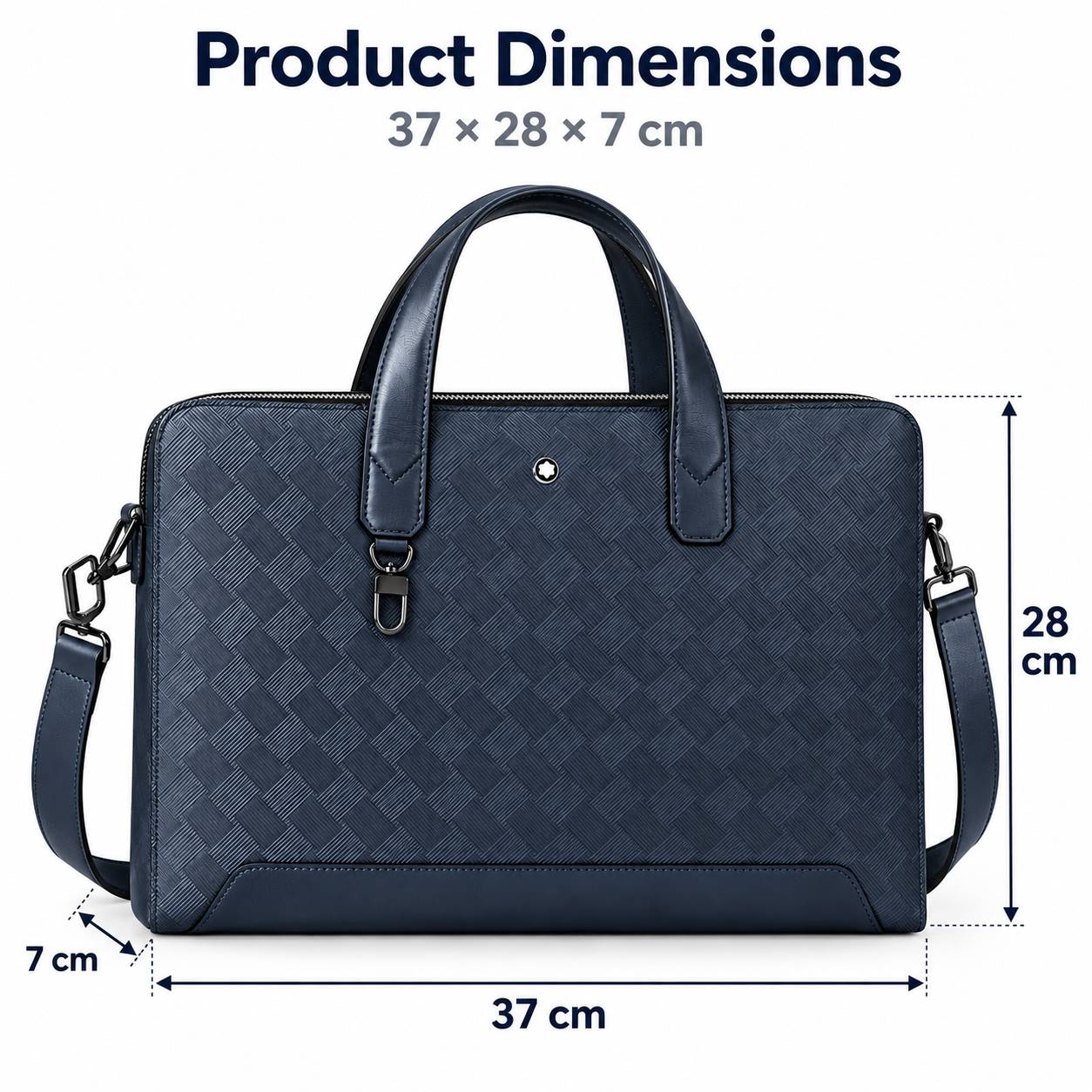 Luxury Men's Slim Business Bri - Leather Briefcase review and price