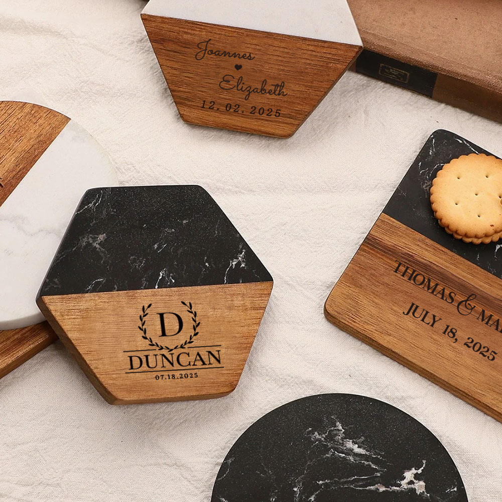 Personalized Marble Coaster Se - Marble Coaster Set review and price