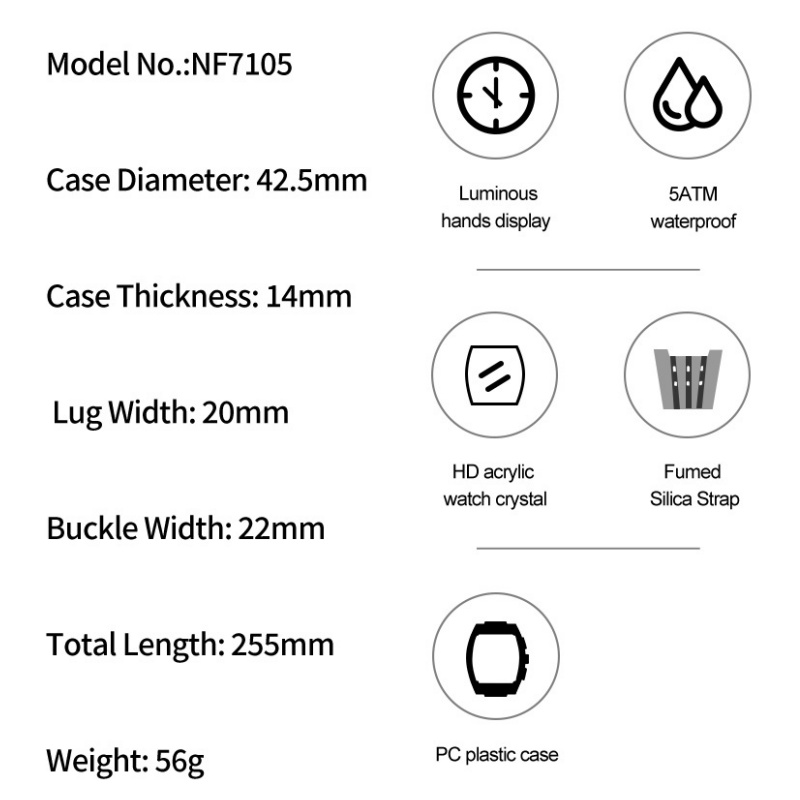 NAVIFORCE Man's Watch 5ATM Wat - Luxury Watch Men review and price