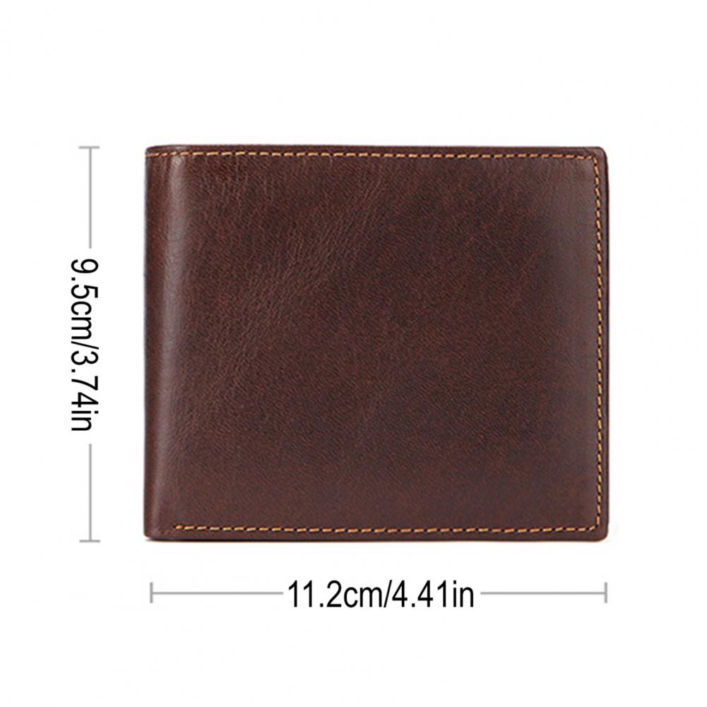 Vintage Card Holder Rfid Block - Leather Wallet Men review and price