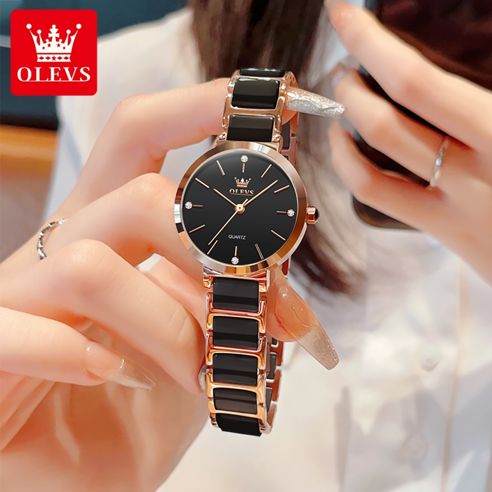 OLEVS Women Watch 5877 Luxury  - Luxury Gift Set review and price
