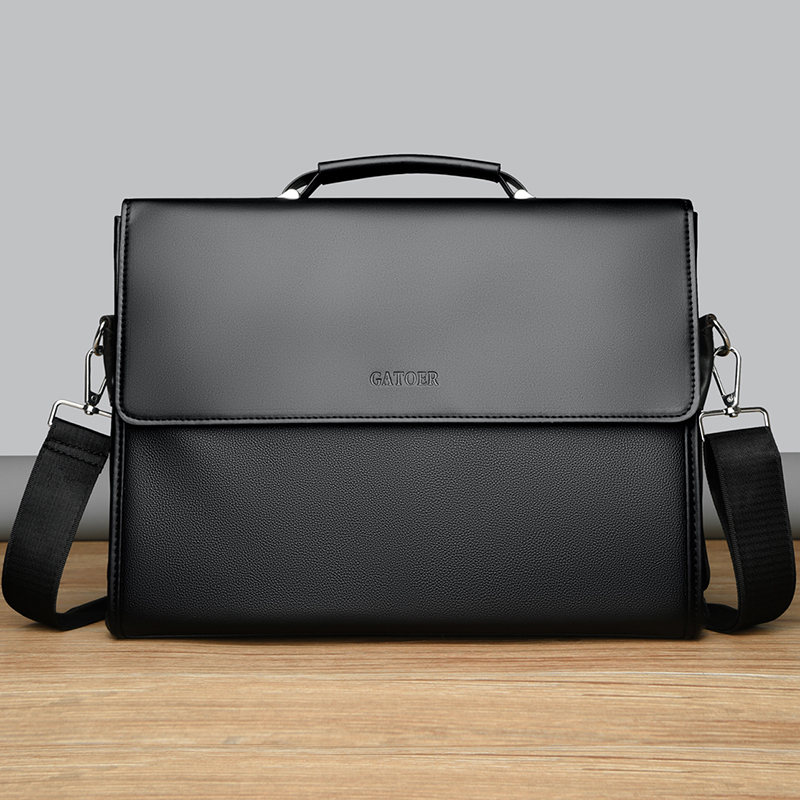 Men's Business Casual Handbag  - Leather Briefcase review and price
