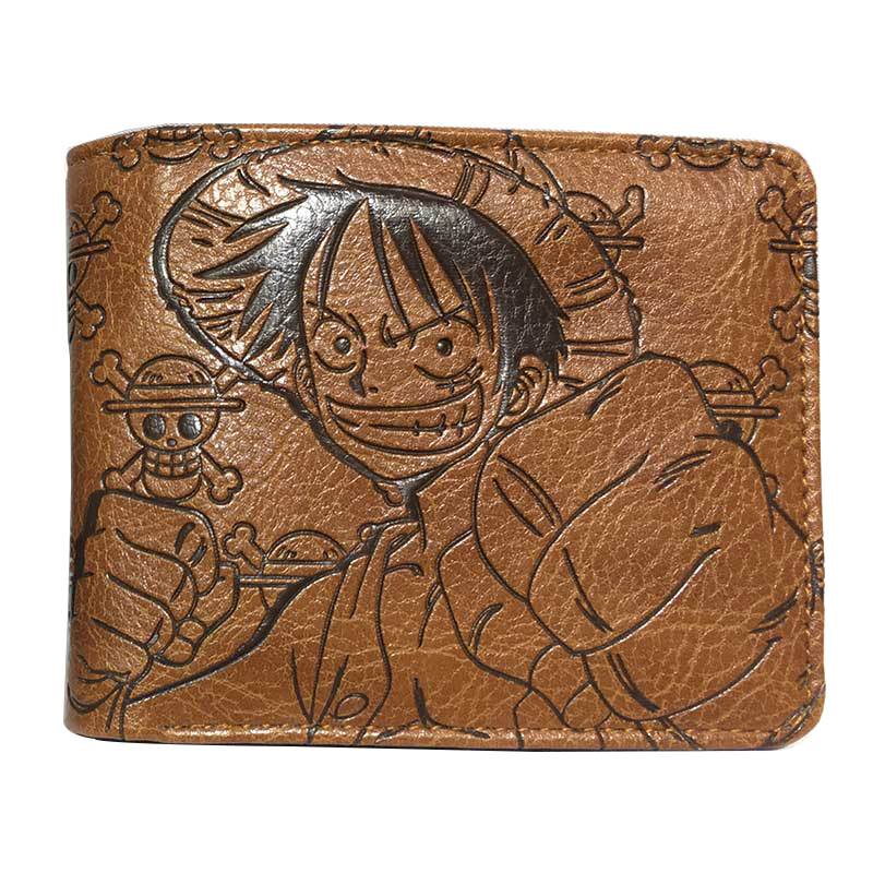Anime One Piece Luffy Pirate S - Leather Wallet Men review and price