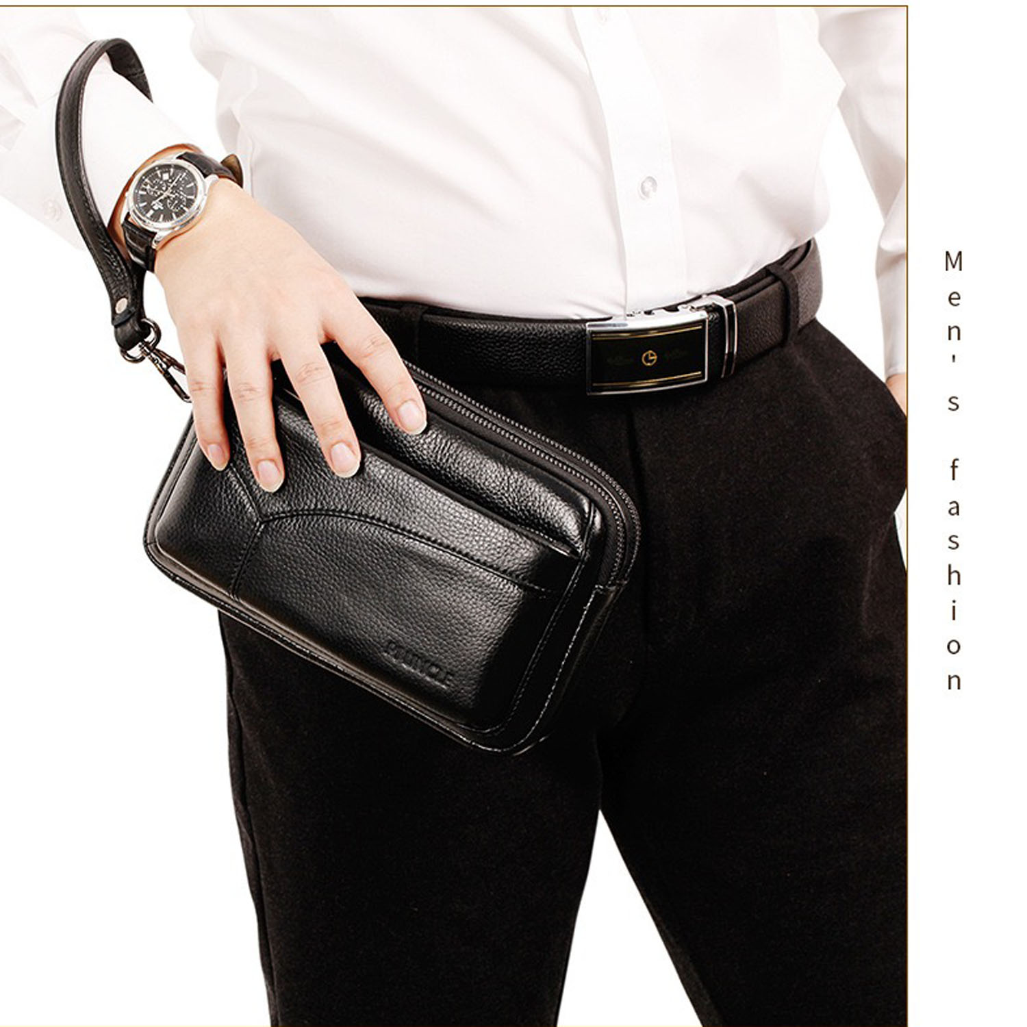 Men's Genuine Leather Fashion  - Leather Wallet Men review and price