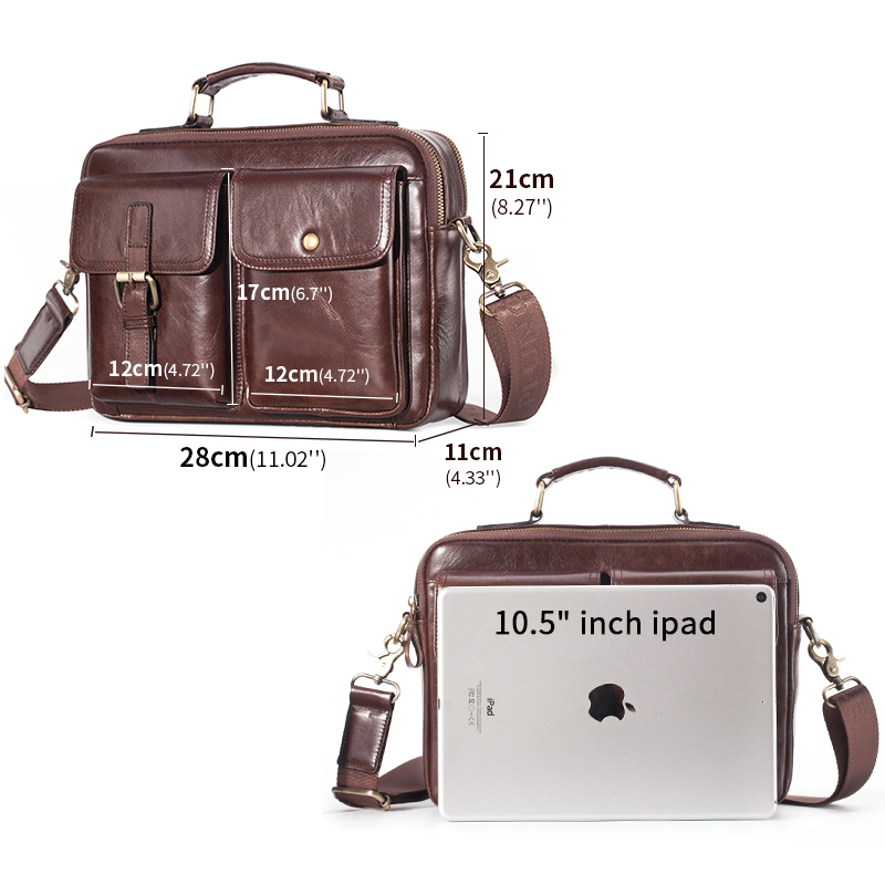 Brand New Cowhide Leather Mess - Leather Briefcase review and price