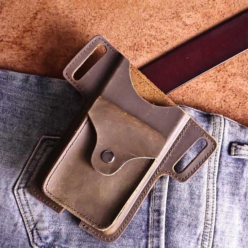 1pcVintage top-grade cowhide f - Leather Wallet Men review and price