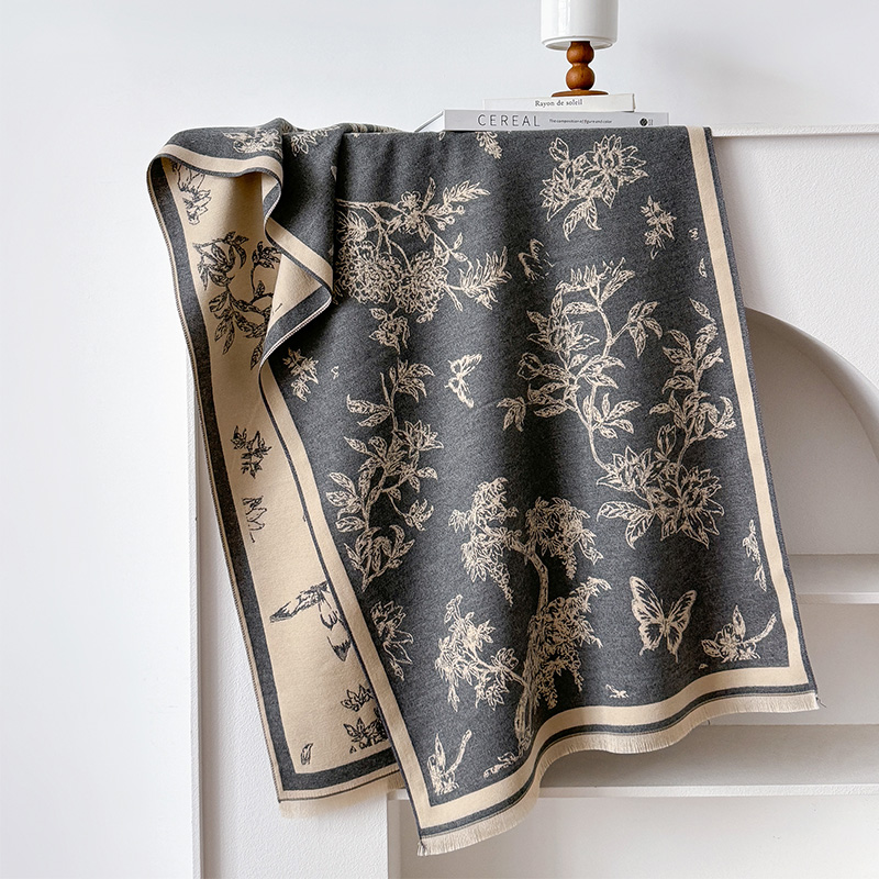 Women's Vintage Floral Butterf - Cashmere Scarf review and price