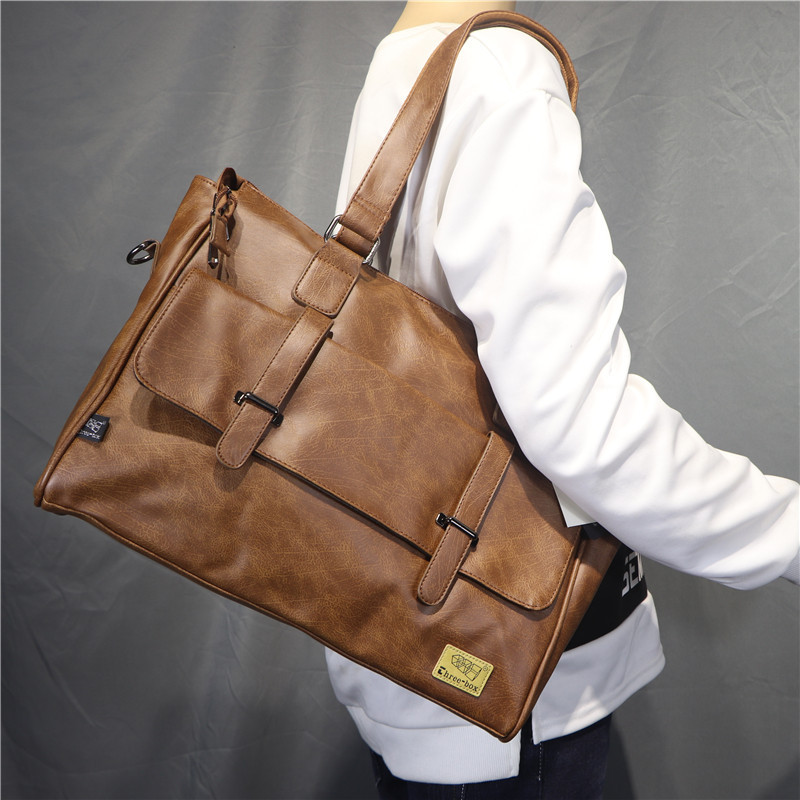 Korean Fashion Designer Leathe - Leather Briefcase review and price